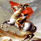 Napoleón cruzando los Alpes, de Jacques-Louis David. Foto: Wikipedia